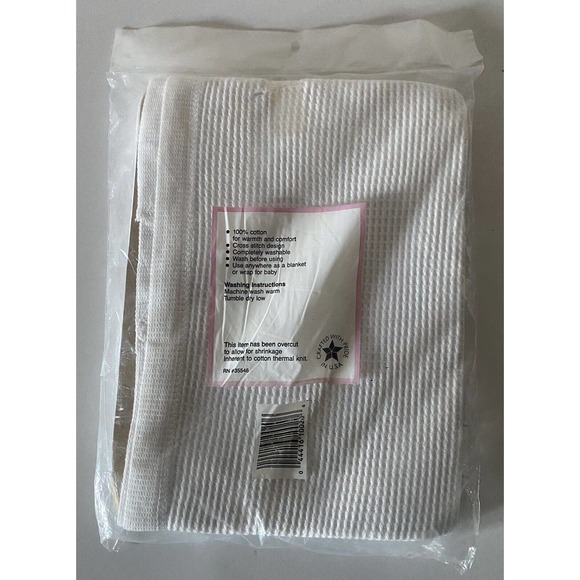 Vintage Honors Baby Receiving Blankets NEW Deadstock 90s 26x34 Babywear - Picture 4 of 4